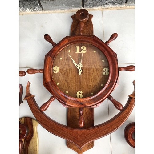 Đồng hồ gỗ neo cao cấp 70cm